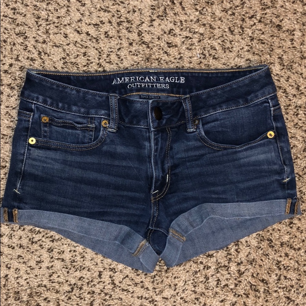 American Eagle Shortie Jean Shorts size 6